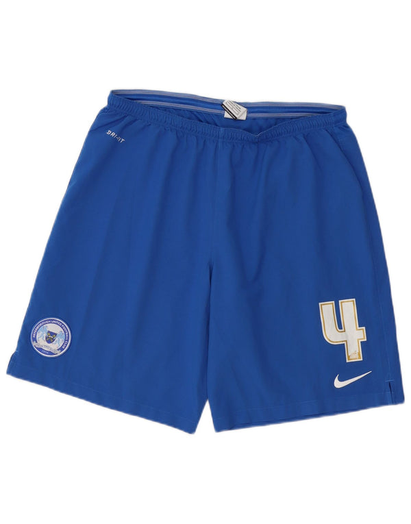 Nike Mens Peterborough United F.C. Sportske kratke hlače Large Blue Colourblock