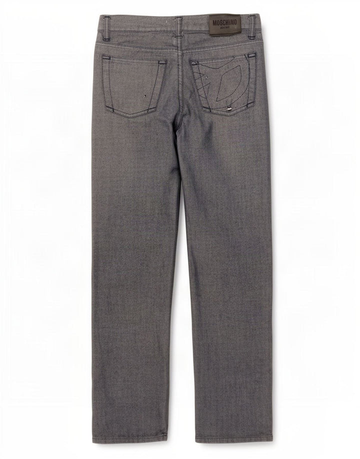 Moschino ženske ravne traperice W30 L30 sive