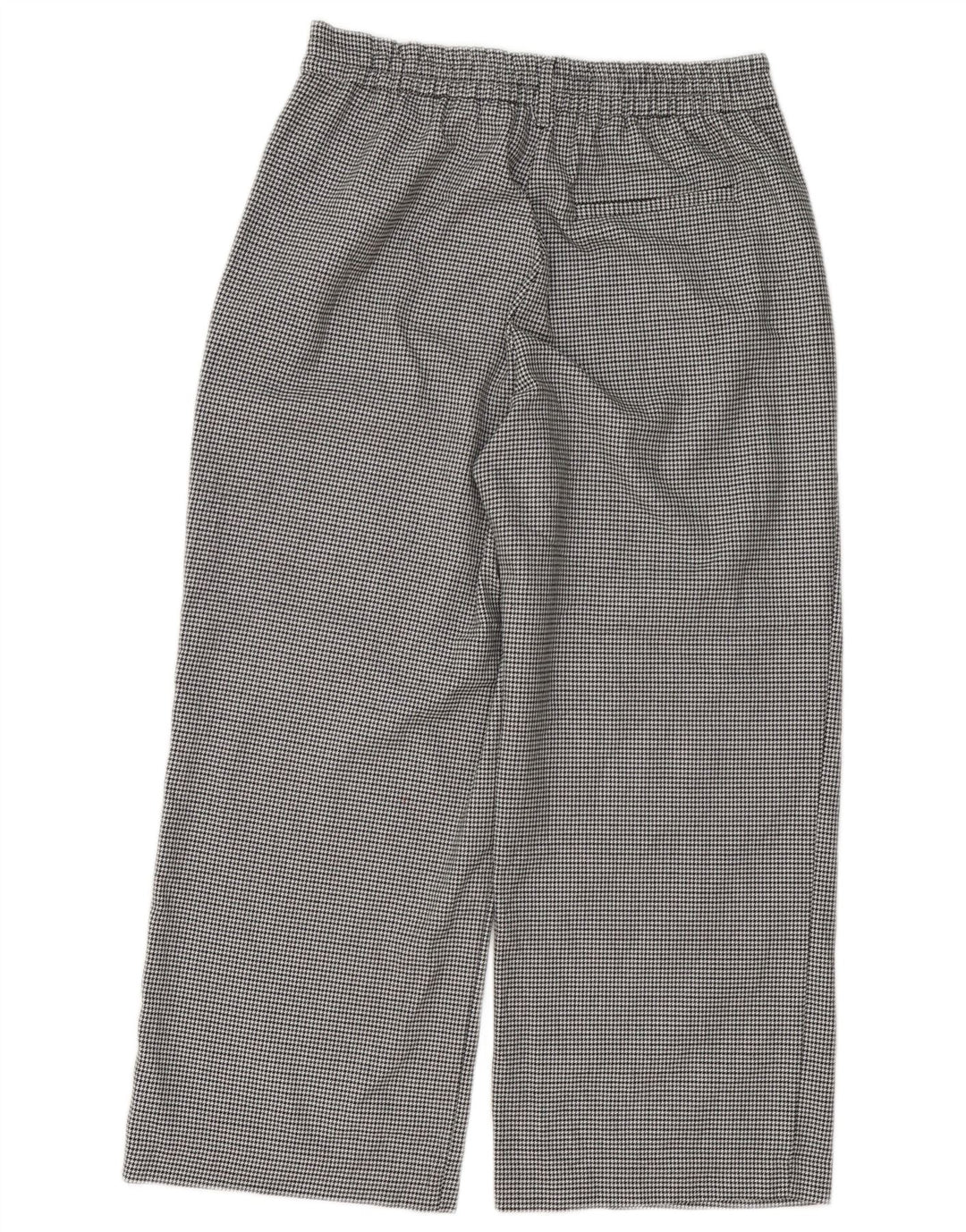 Zara ženske Trafaluc skraćene hlače srednje veličine W28 L25 crne houndstooth