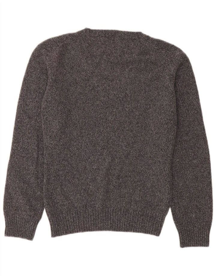 Brooksfield Ženski džemper s V-izrezom IT 42 Srednje siva Flecked Wool