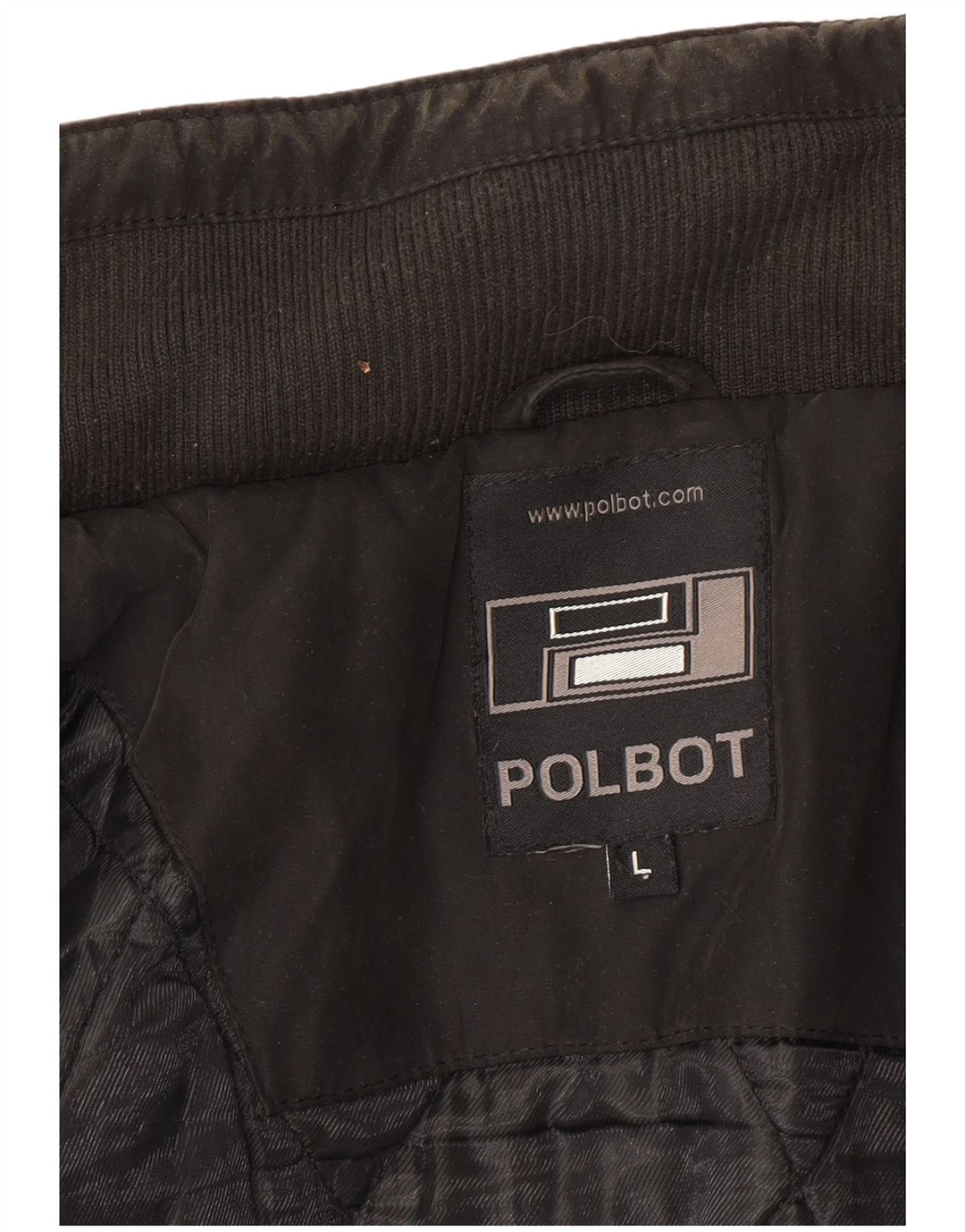 Polbot muška bomber jakna UK 40 veliki crni poliester