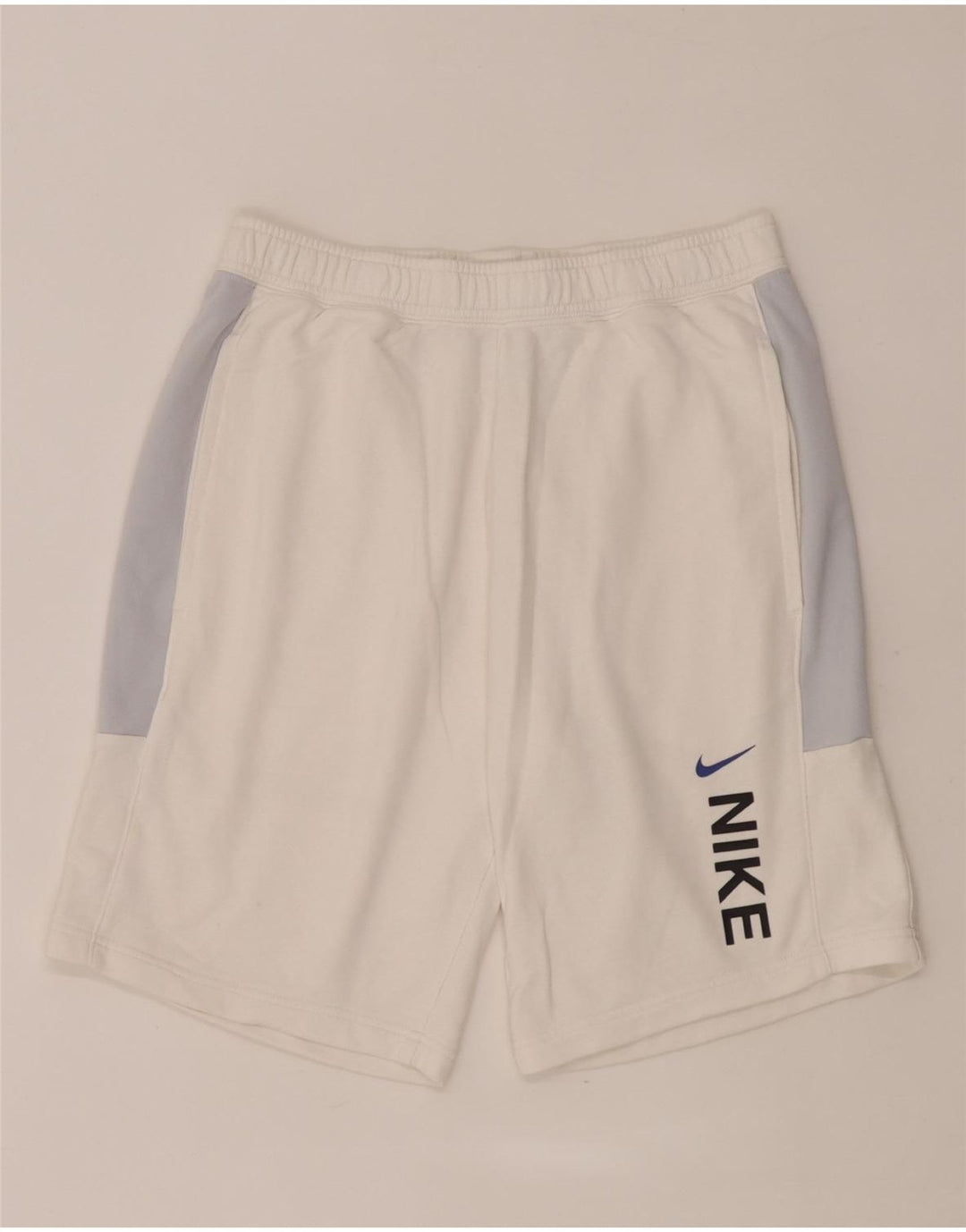 Nike muške grafičke sportske kratke hlače srednje bijele boje, pamuk