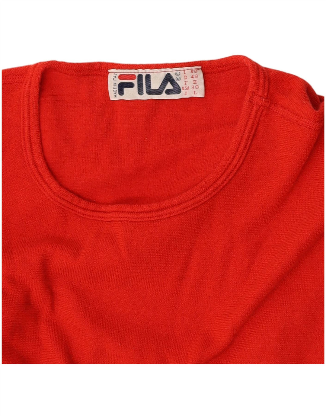 FILA ženski kratki rukav dugih rukava IT 48 velika crvena