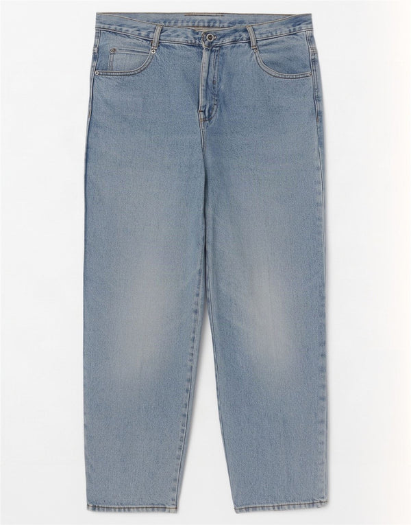 Vintage ženske sužene traperice visokog struka IT 48 XL W32 L29 plavi pamuk