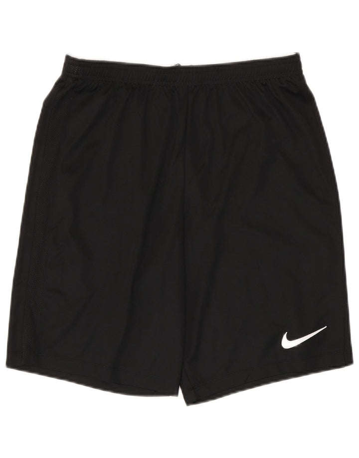Nike muške Dri Fit sportske kratke hlače srednje crne boje od poliestera