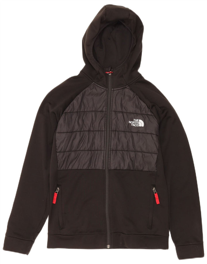 THE NORTH FACE Boys pulover s kapuljačom na patentni zatvarač 14-15 godina XL crne boje