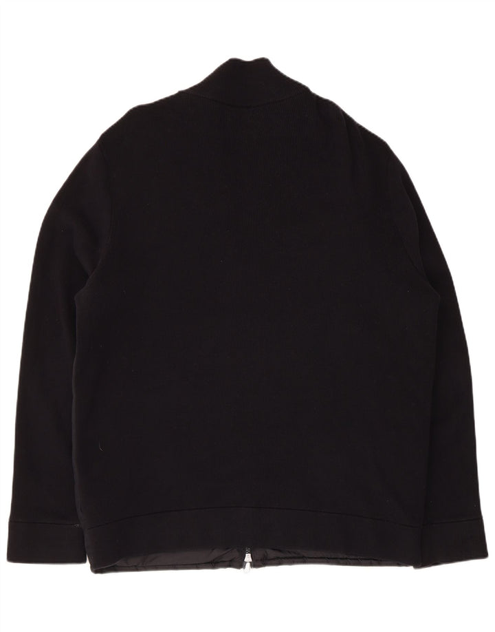 Muška bomber jakna Massimo Dutti UK 42 XL crni pamuk
