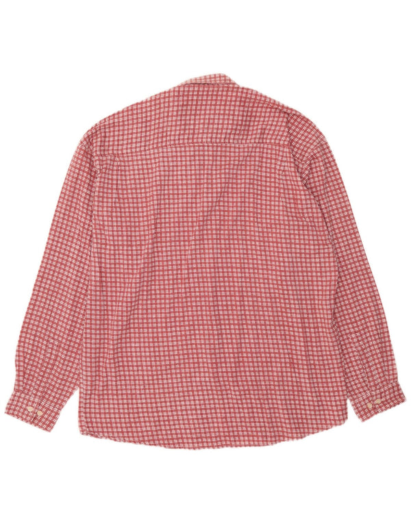 Muška flanelska košulja Lerros 2XL pamuk u crvenom karu