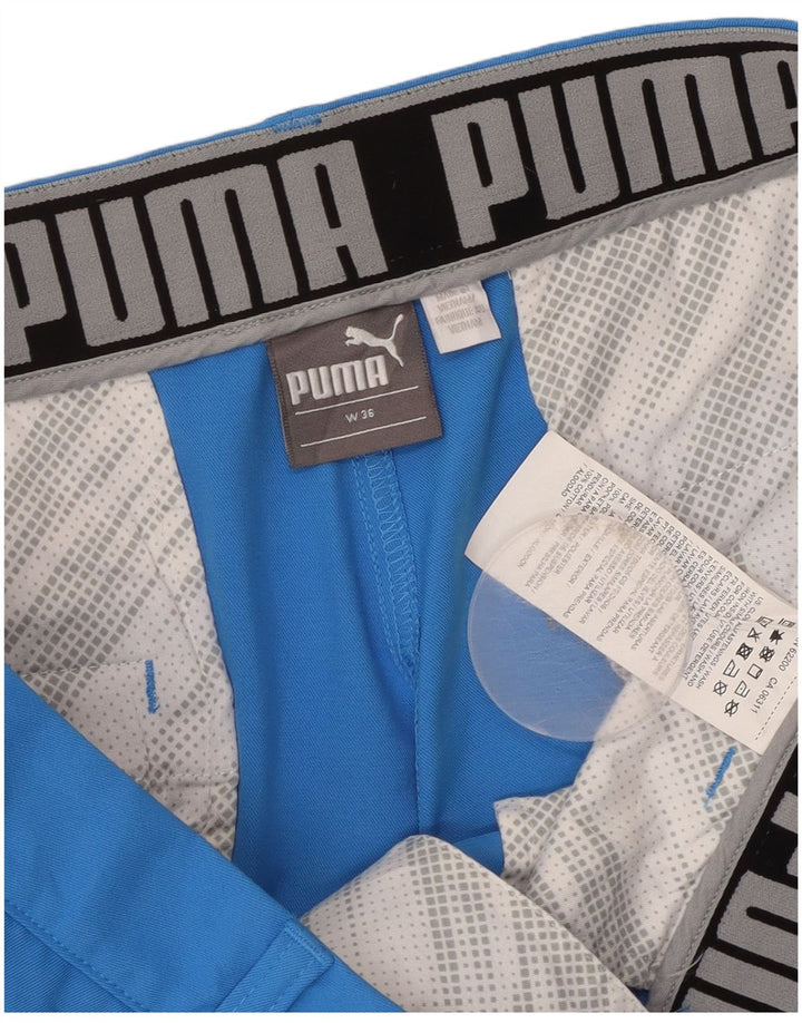 Puma muške chino kratke hlače W36 veliki plavi poliester
