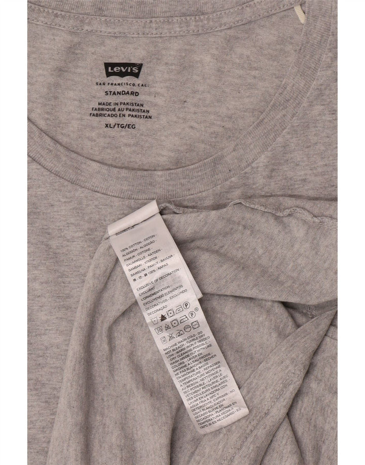 Levi's muška majica kratkih rukava standardnog kroja XL, sivi pamuk