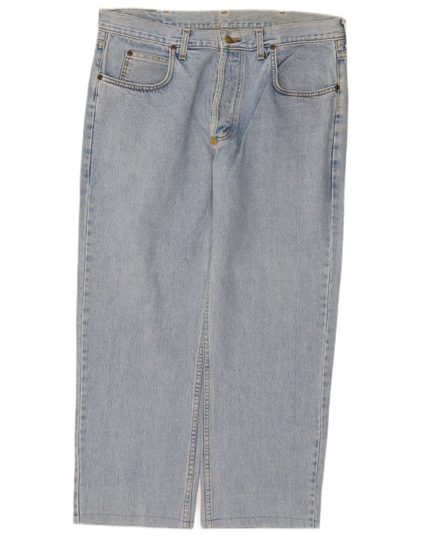 Lee Mens Chicago Straight Jeans W38 L27 Plavi pamuk