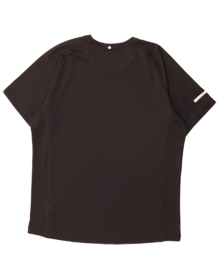 Nike Dri Fit majica kratkih rukava, veliki crni poliester