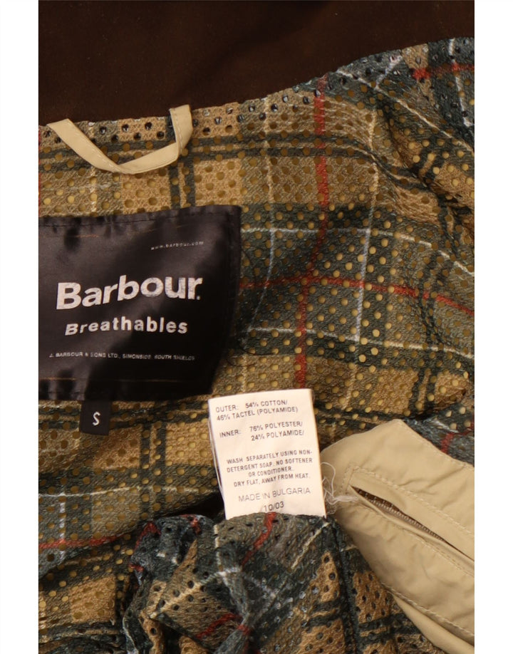 BARBOUR Muška pomoćna jakna s kapuljačom UK 36 Mala bež pamuk