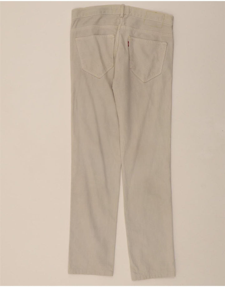 LEVI'S Mens 519 Slim Jeans  W31 L31 White Vintage Levi's and Second-Hand Levi's from Messina Hembry 