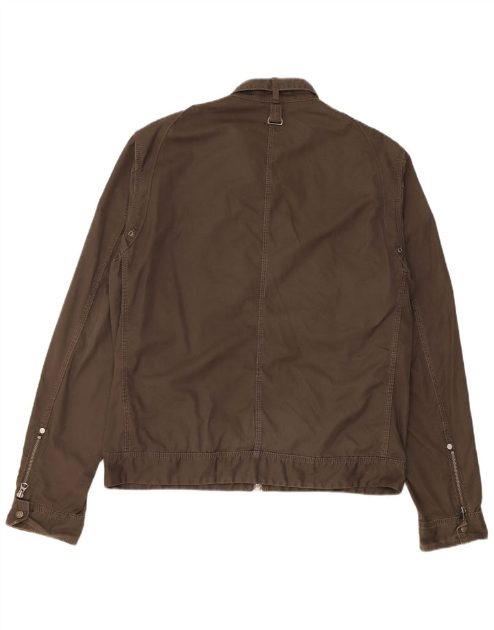 Replay muška vojna jakna UK 40 Large Brown Pamuk