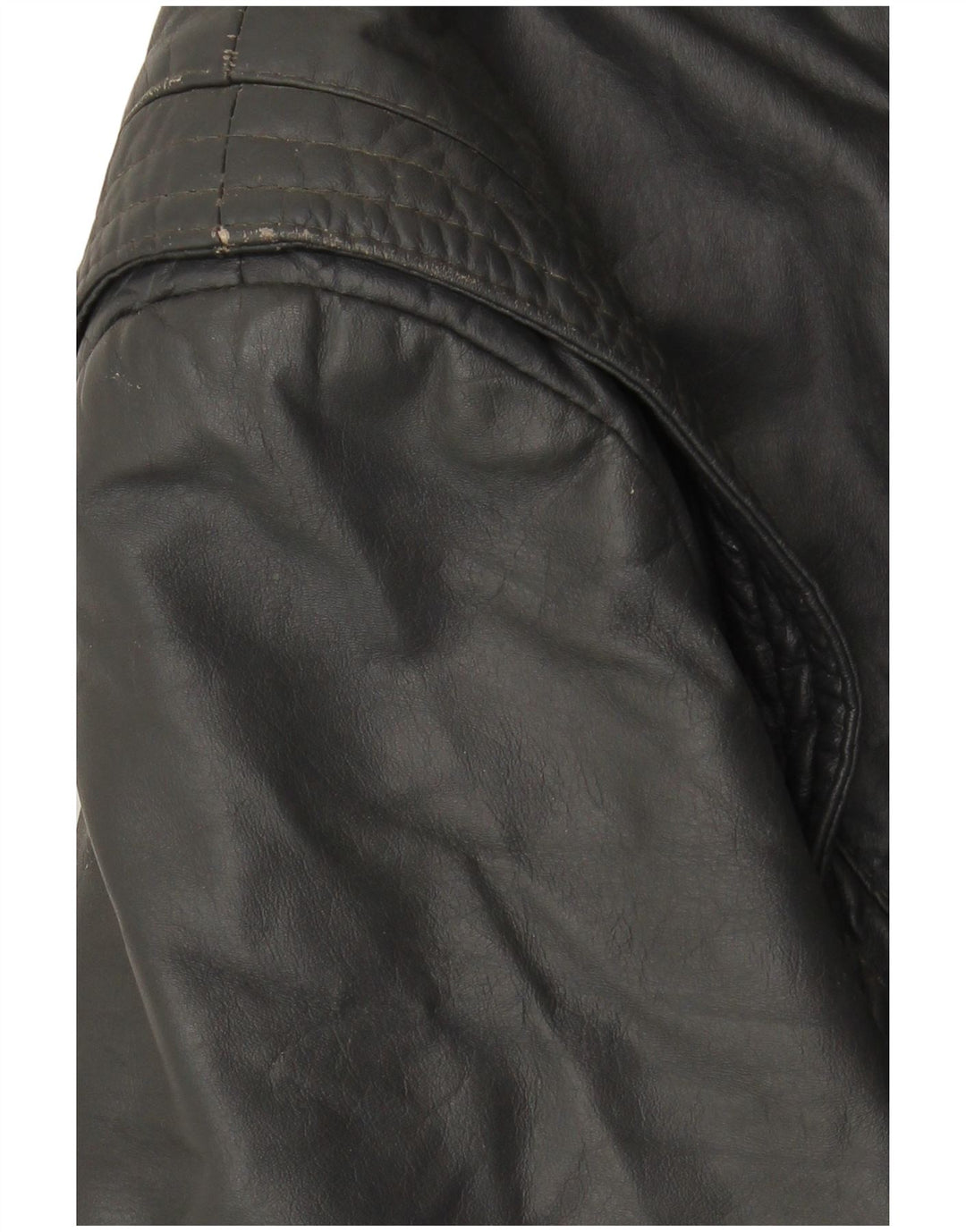 VINTAGE muška kožna jakna UK 40 velika siva koža