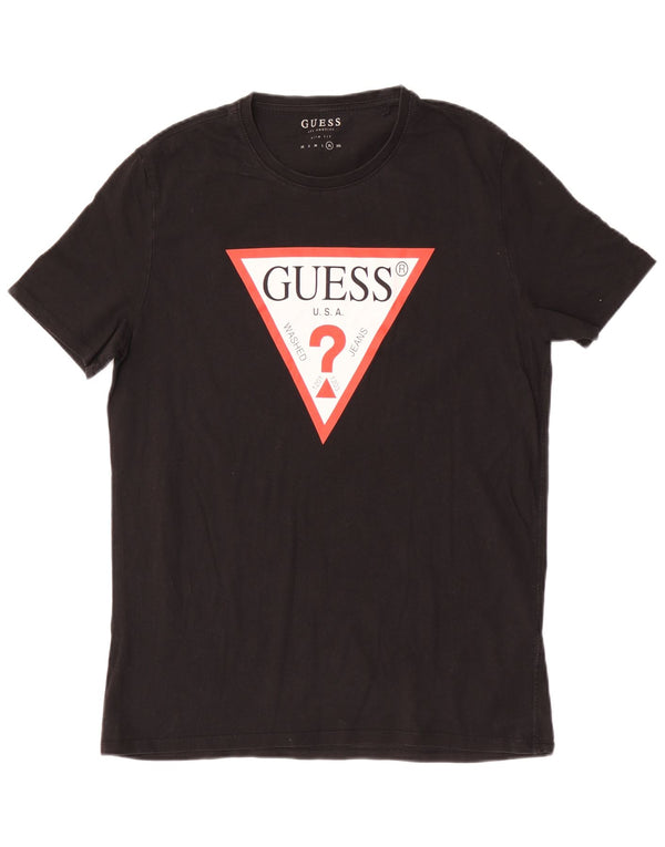 Guess muška majica kratkih rukava Slim Fit XL crni pamuk