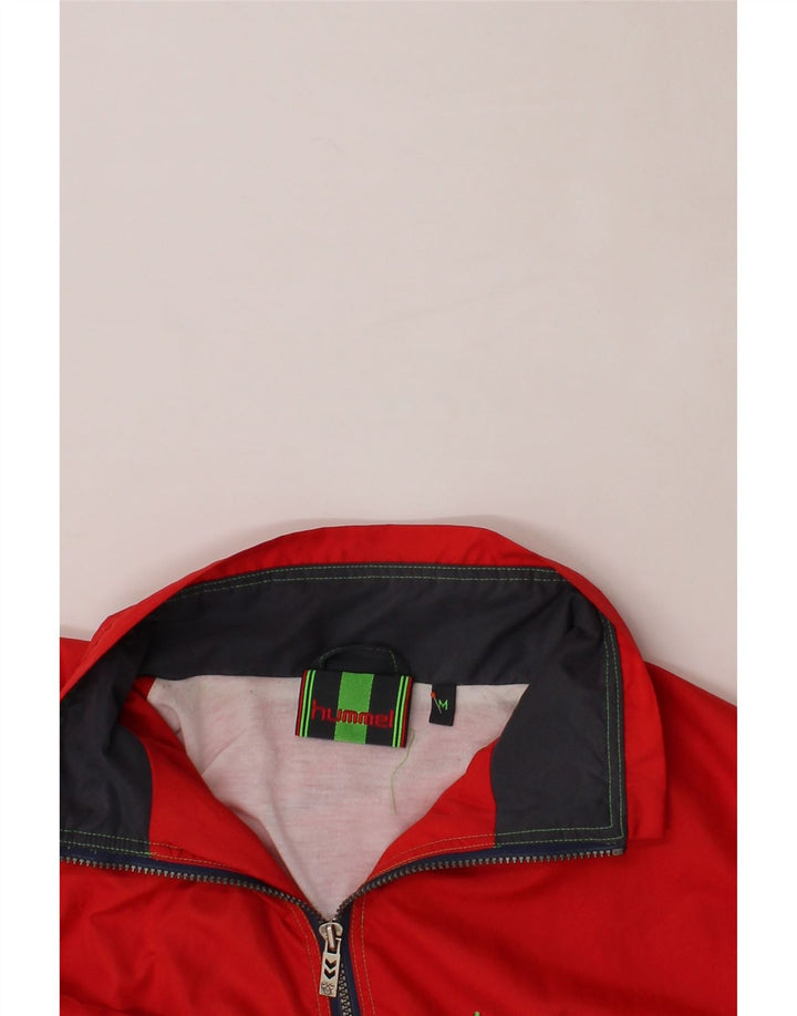 HUMMEL Mens Tracksuit Top Jacket Medium Red Polyester Vintage Hummel and Second-Hand Hummel from Messina Hembry 