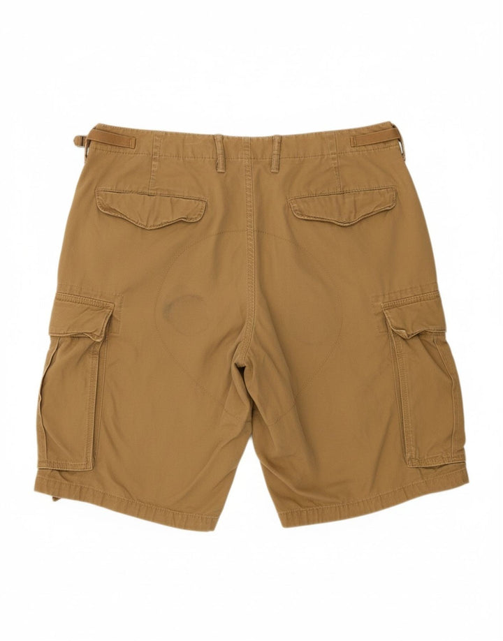 GAP Mens Khakis Cargo Shorts W36 Large  Beige Cotton