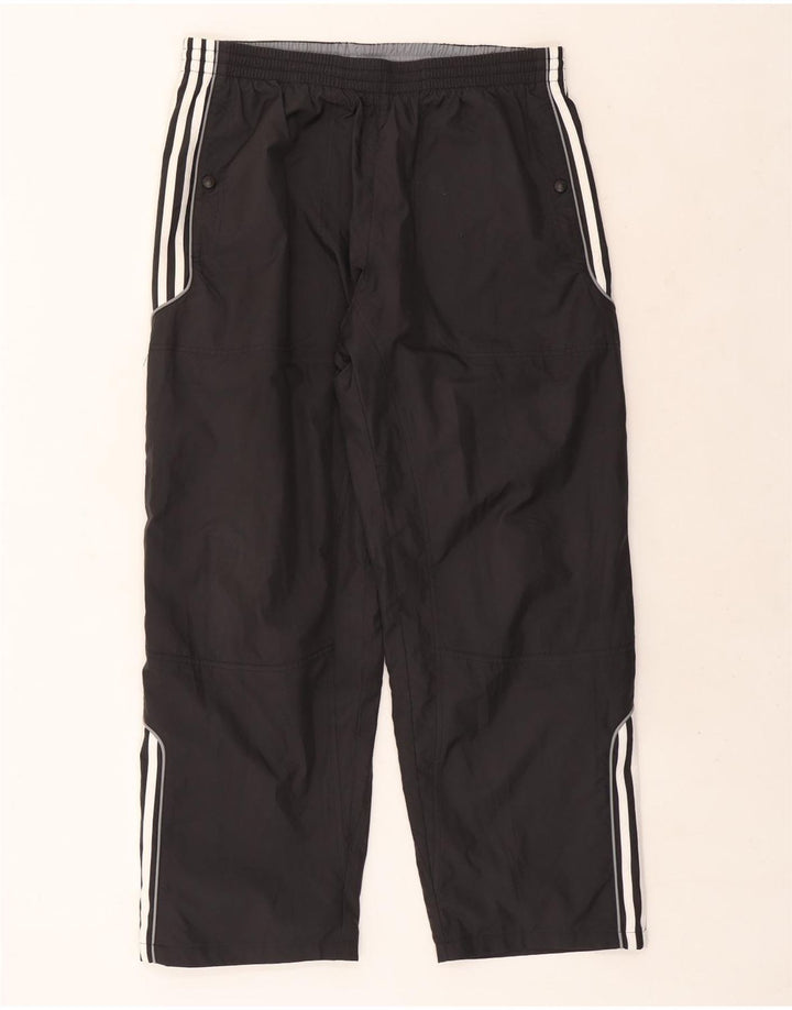 Adidas muške hlače od trenirke velike crne poliesterske