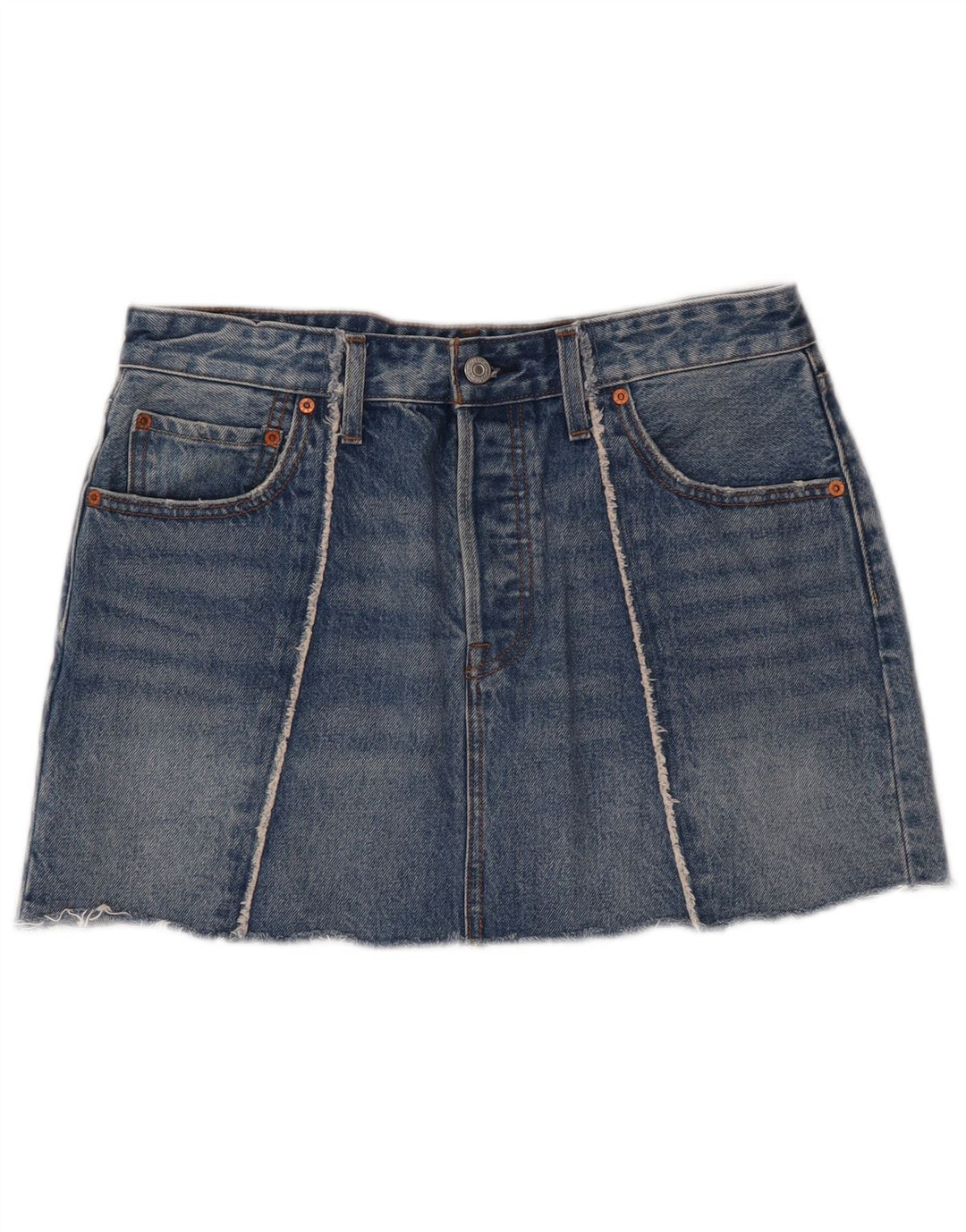 Levi's ženska mini traper suknja W30 srednje plavi pamuk