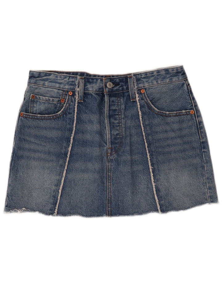 Levi's ženska mini traper suknja W30 srednje plavi pamuk