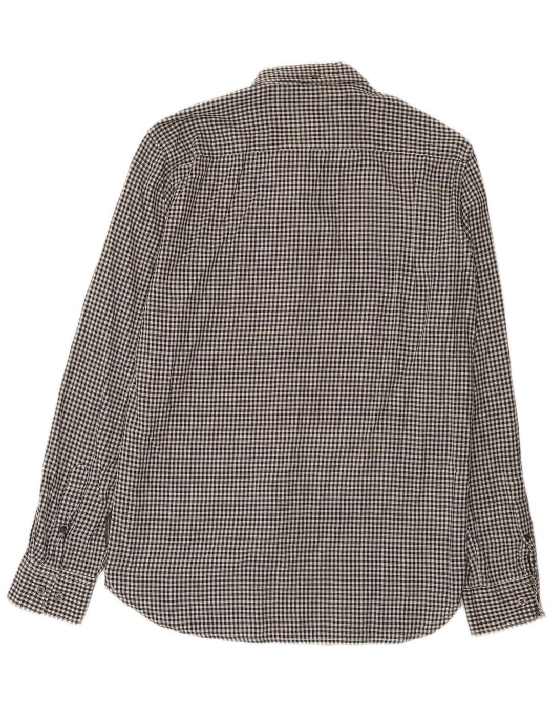 French Connection muška košulja srednje veličine od crnog gingham pamuka