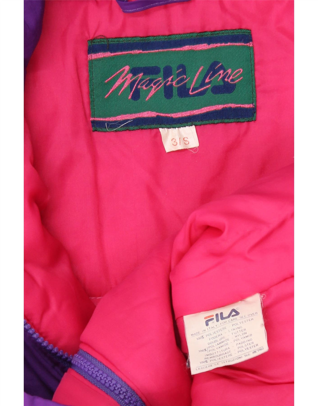 FILA Muška vjetrovka Magic Line Loose Fit UK 36 Mala ljubičasta