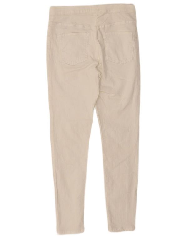 Marks & Spencer ženske jegging traperice UK 12 srednje W28 L27 bijeli pamuk