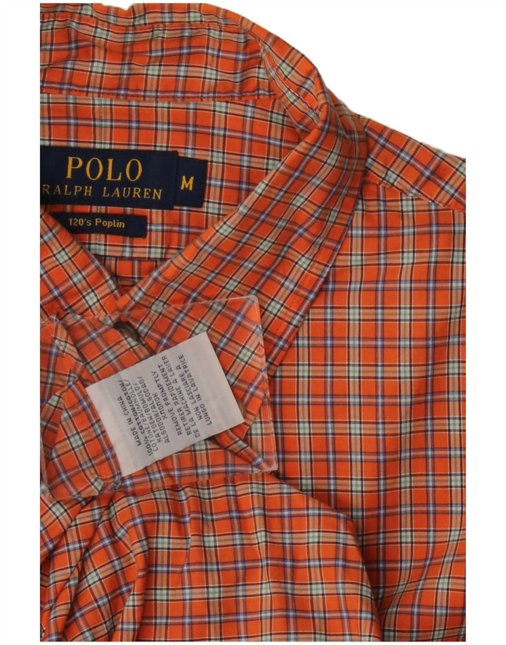POLO RALPH LAUREN Muška košulja Srednje narančasta karirana pamuk