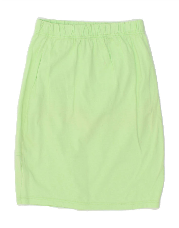 VINTAGE Womens Midi Skirt W26 Small Green Vintage Vintage and Second-Hand Vintage from Messina Hembry 