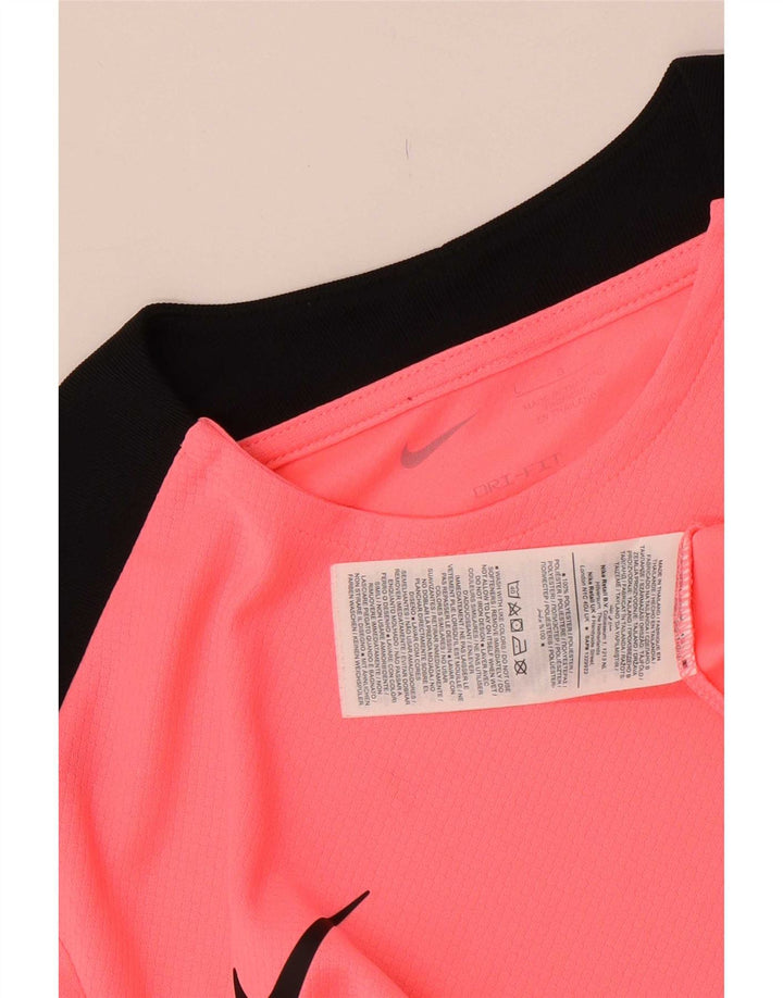 Nike Dri Fit majica kratkih rukava, veliki ružičasti poliester