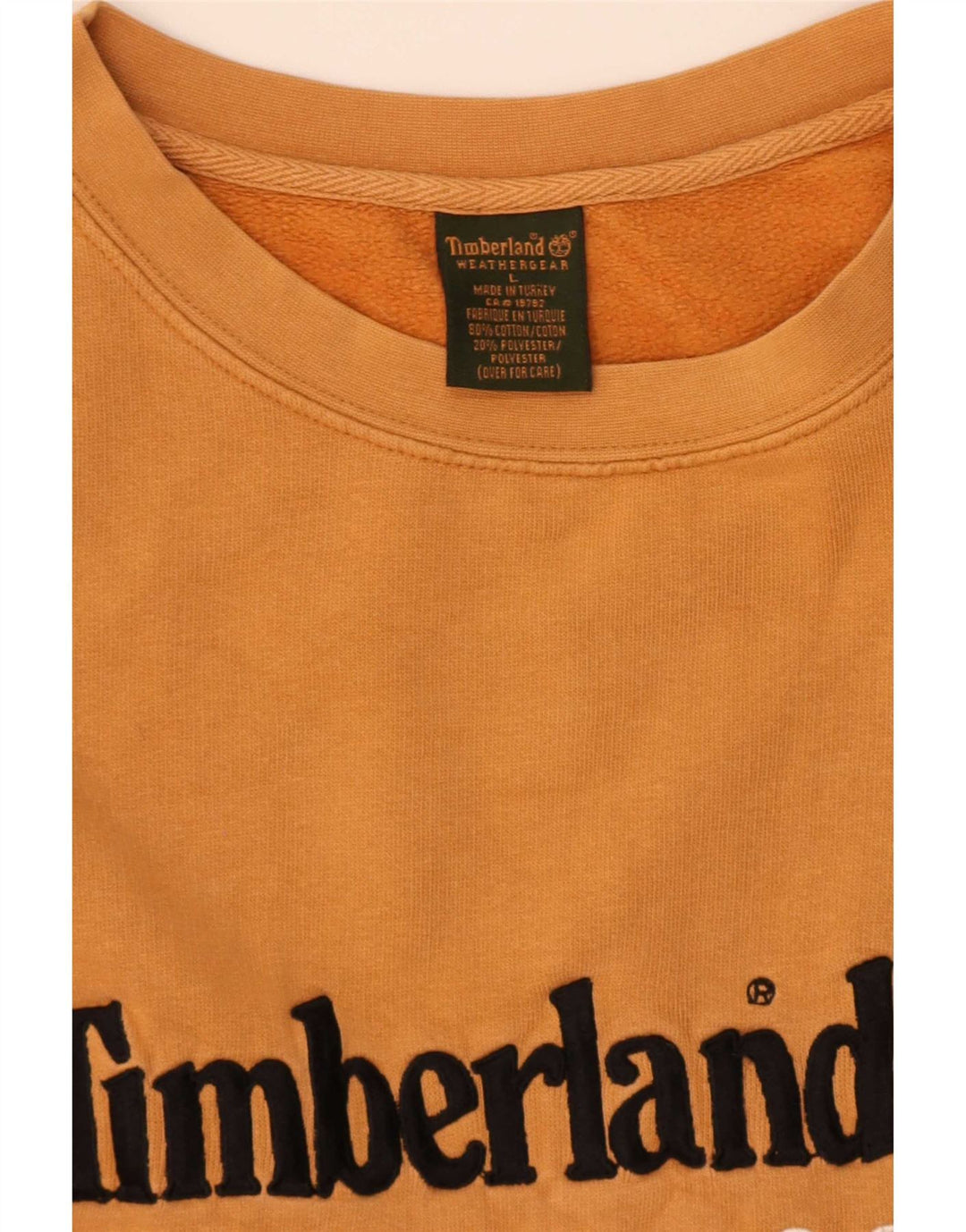 Timberland muška majica s grafičkim motivima, veliki narančasti pamuk
