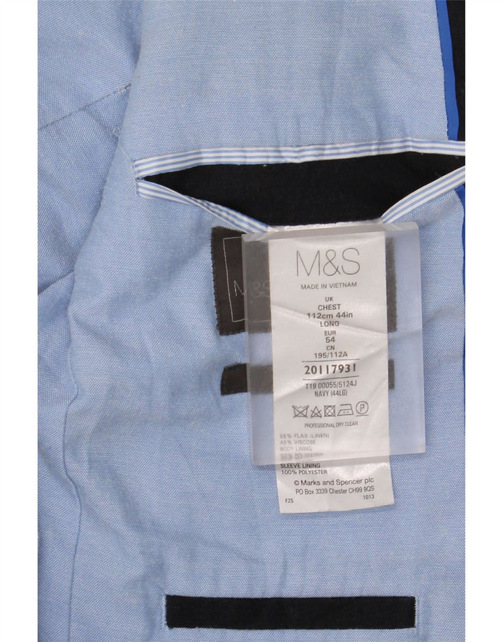 Marks & Spencer muška jakna sa 2 gumba UK 44 XL tamnoplavi lan
