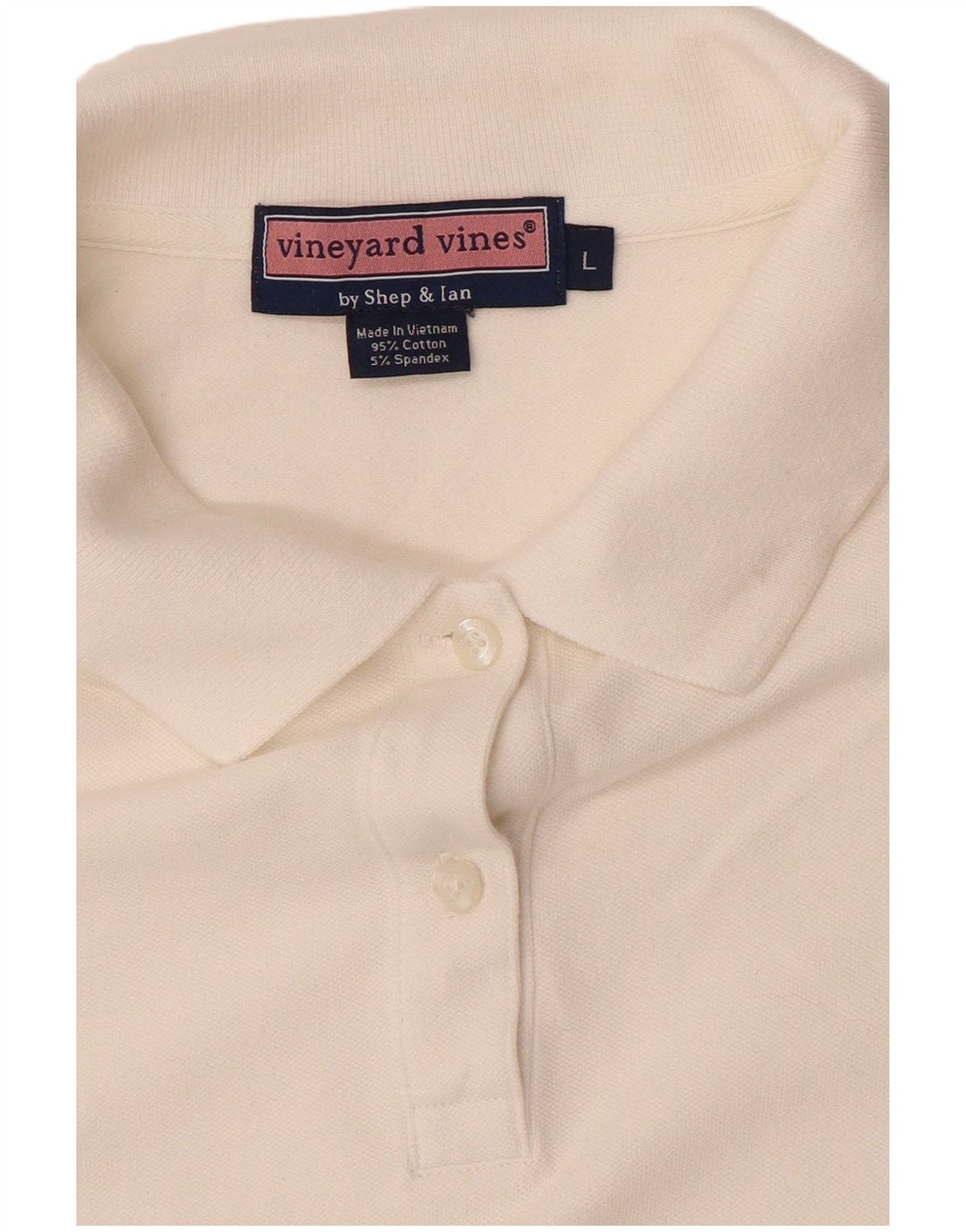 VINEYARD VINES Ženska polo majica UK 16 Veliki bijeli pamuk