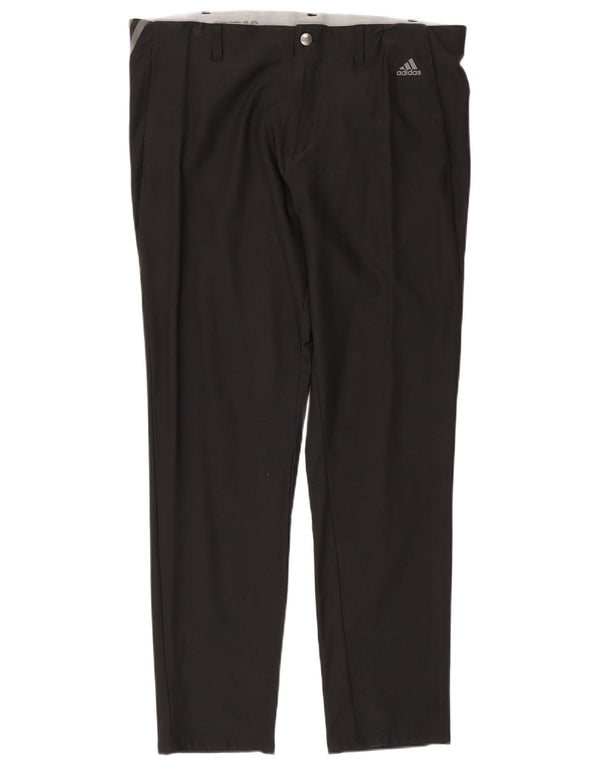 Adidas muške uske chino hlače W36 L32 crni najlon