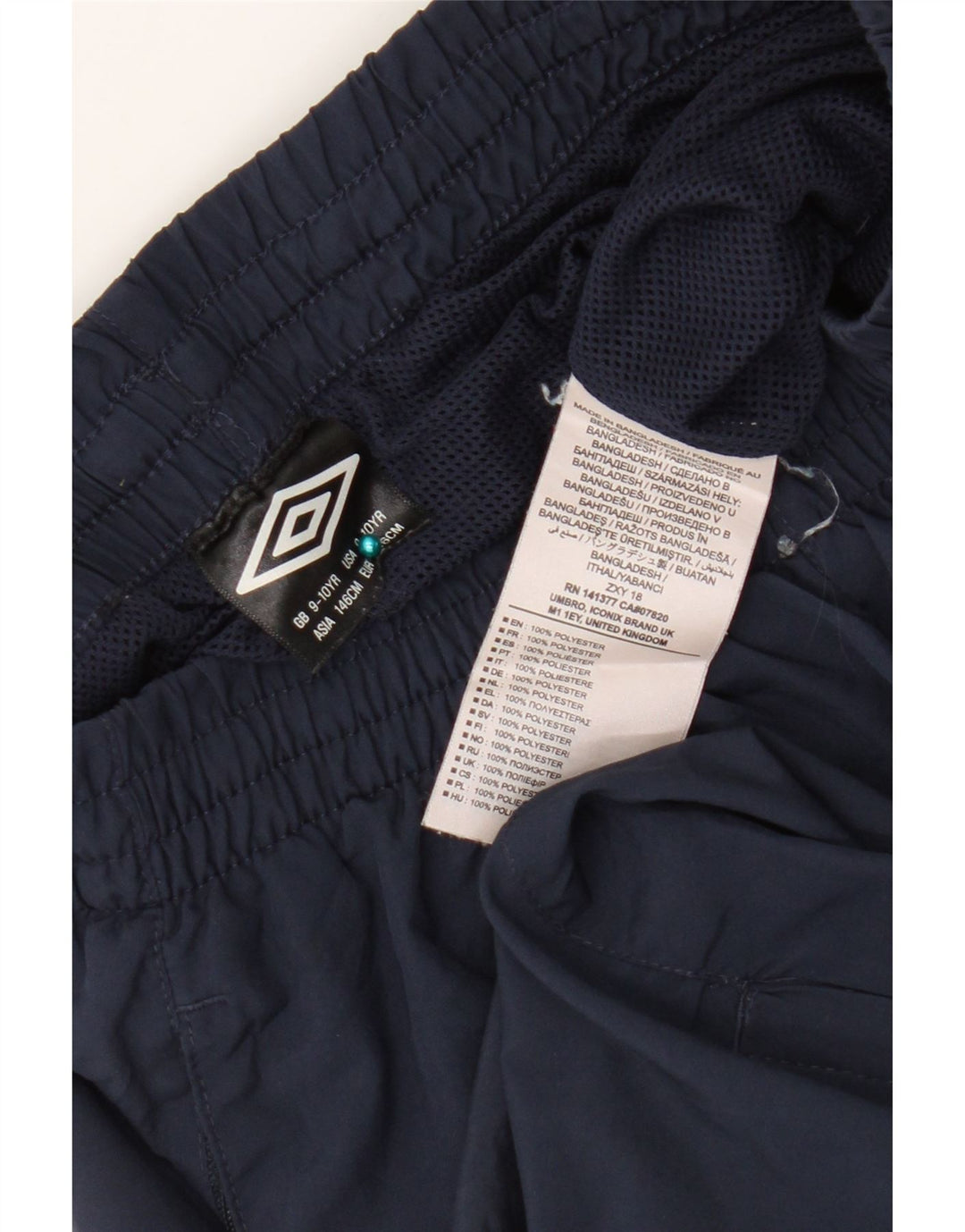 Umbro Trenirka Hlače Joggers 9-10 godina tamnoplavi poliester
