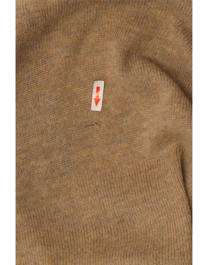 Vintage muški kardigan džemper XL smeđi Argyle/Diamond