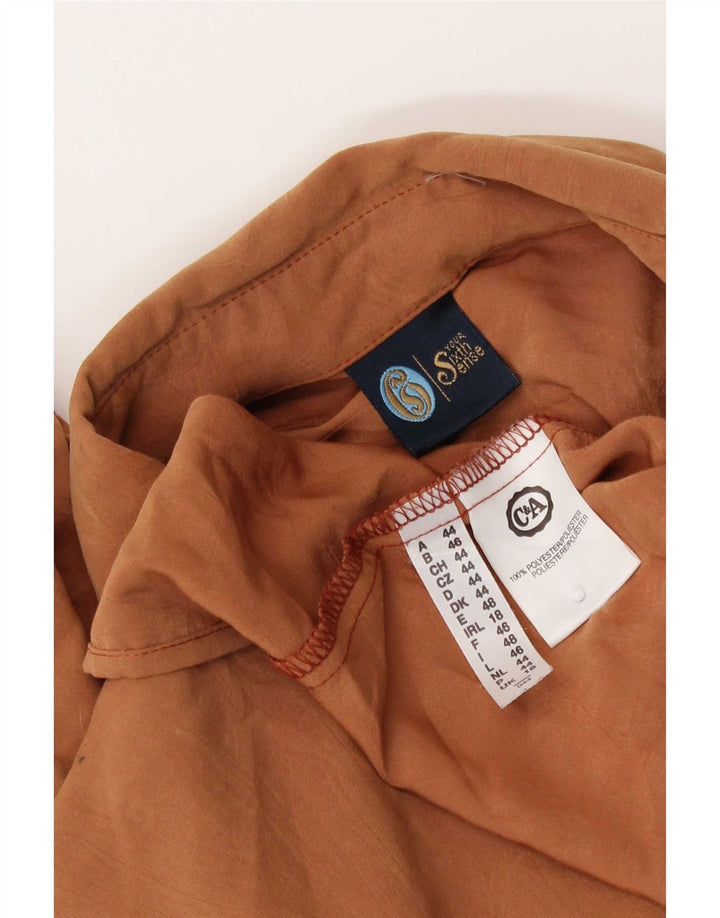 C&A ženska košulja YOUR SIXTH SENSE UK 18 XL smeđi poliester