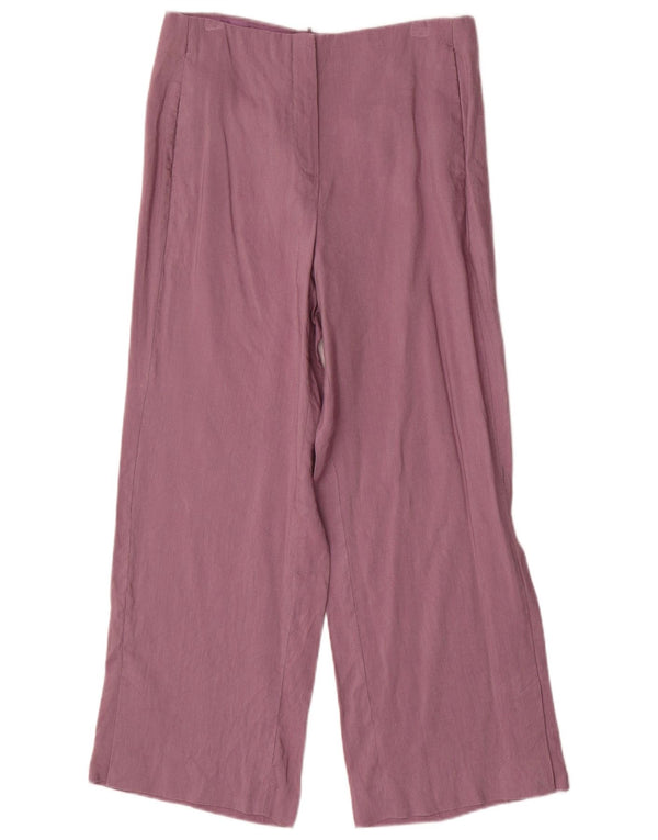 Ženske široke chino hlače Massimo Dutti EU 38 male W28 L27 Lila