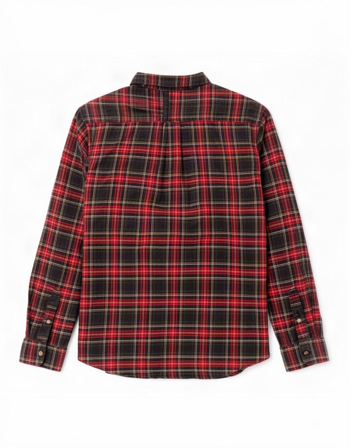 Chaps muška flanelska košulja 2XL crveno karirani pamuk