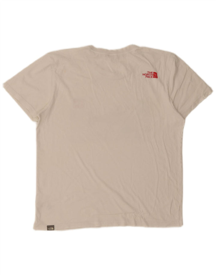 The North Face muška majica kratkih rukava srednje veličine, bijeli pamuk