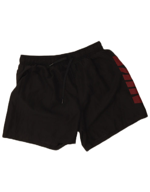 Nike Dri Fit Graphic Sport Shorts Large Black Poliester