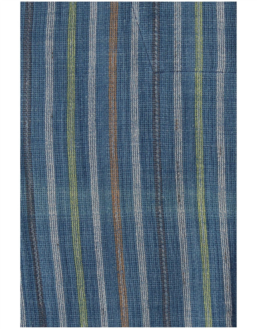 VINTAGE muška pulover košulja kratkih rukava širokog kroja na srednje plave pruge