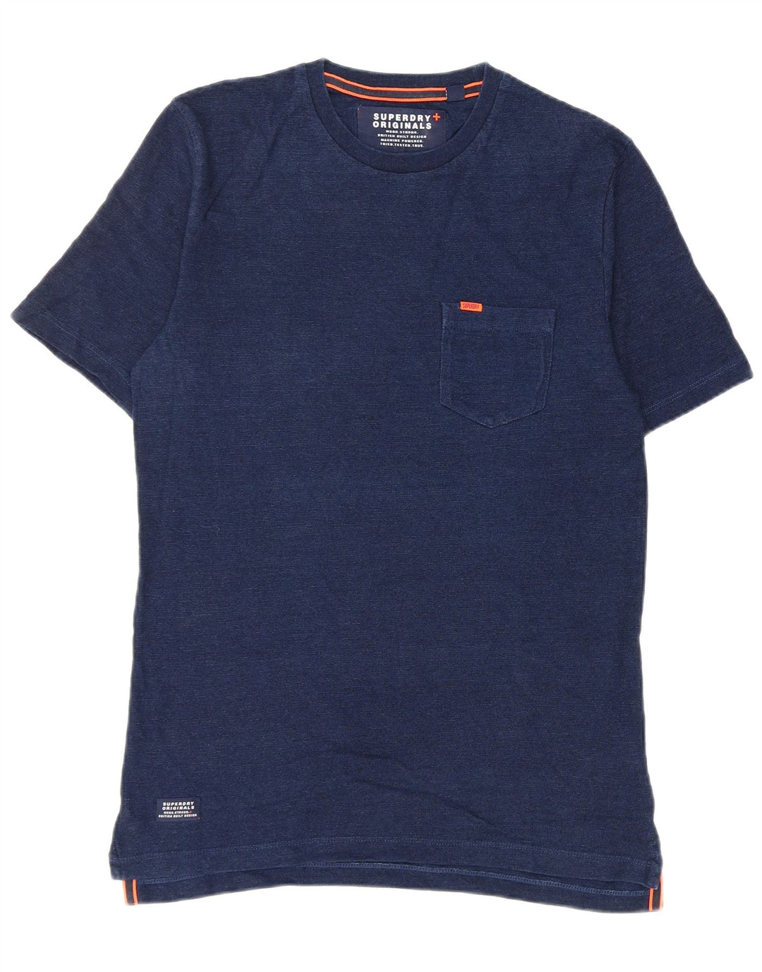 Superdry muška majica kratkih rukava Mala tamnoplava pamuk
