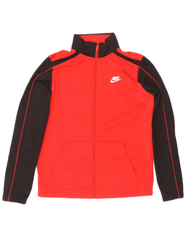Nike Boys Trenirka Gornja jakna 13-14 godina XL Red Colourblock Poliester