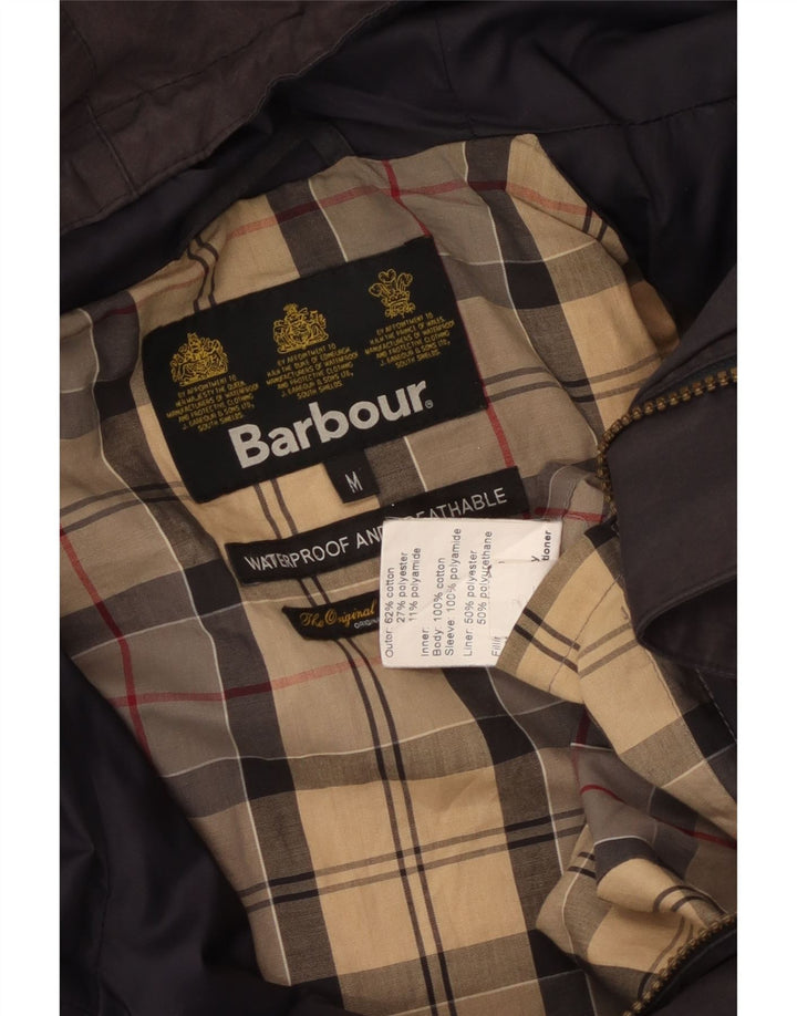 Barbour muška vodootporna jakna s kapuljačom UK 38 Srednje tamnoplavi pamuk