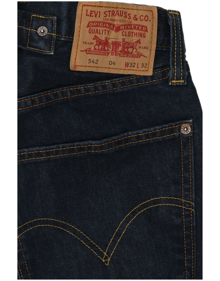 Levi's muške 542 lepršave traperice W32 L32 tamnoplavi pamuk