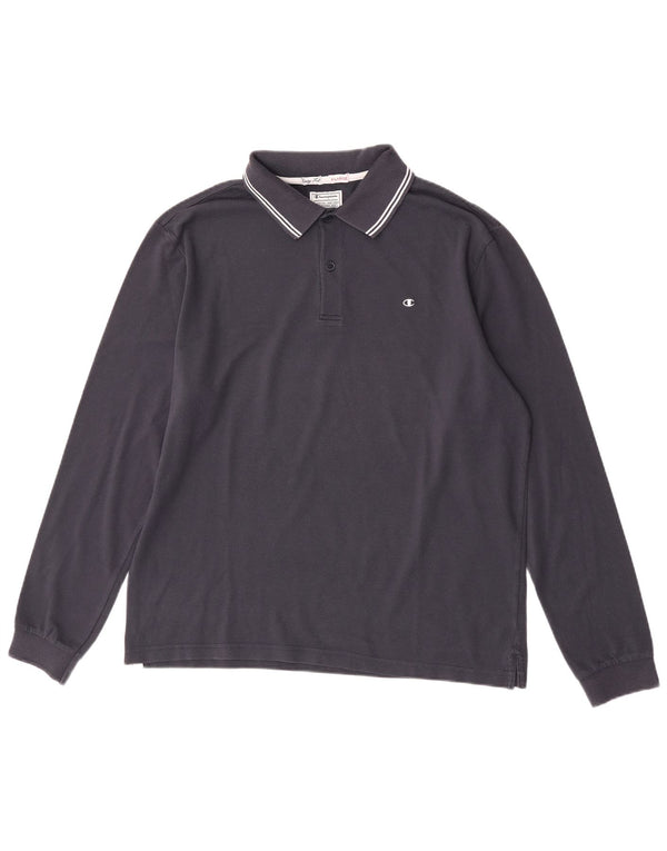 Champion muška polo majica dugih rukava Easy Fit XL tamnoplava