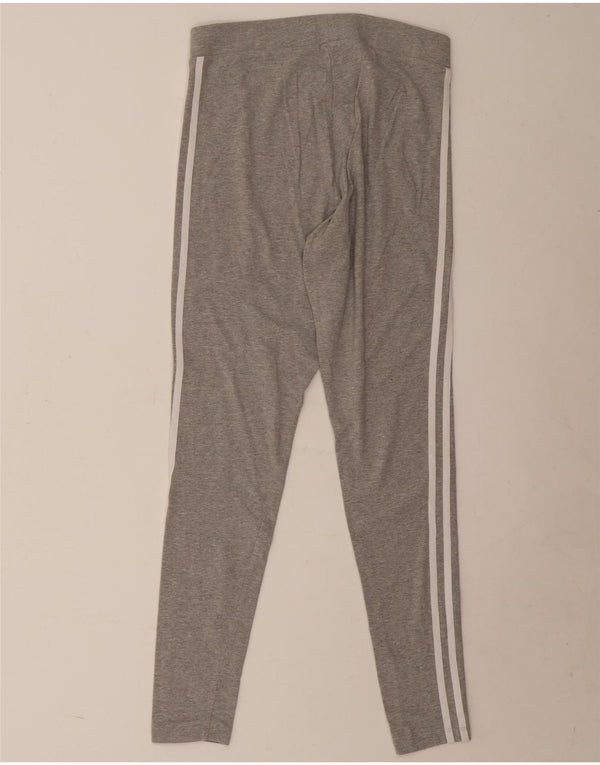 Adidas ženske tajice UK 14 pamuk srednje sive boje